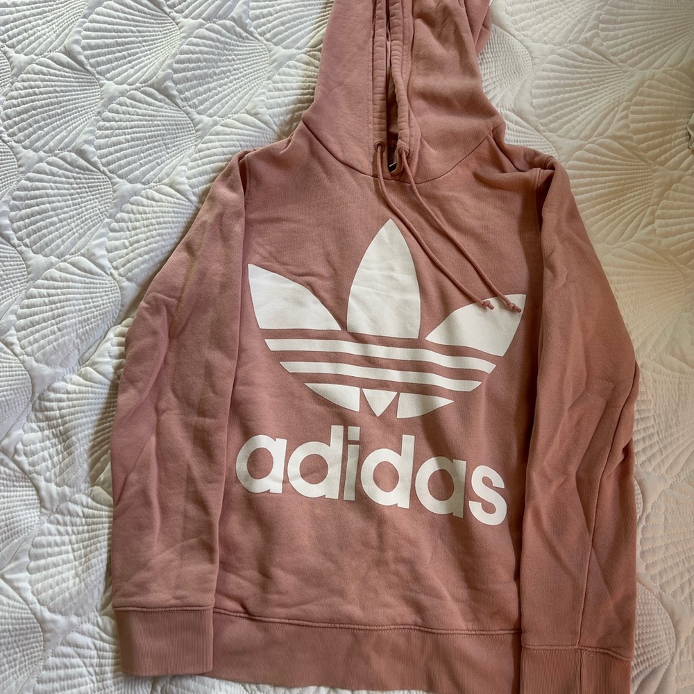 Pink adidas sweatshirt